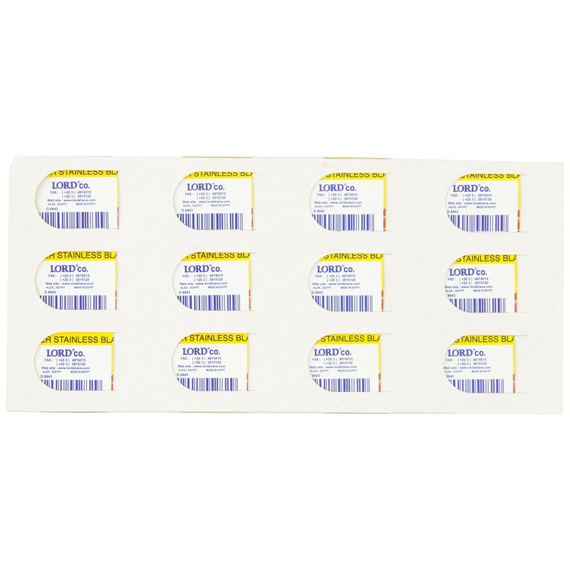Shark Cuchillas de afeitar de doble filo, súper inoxidable, 20
