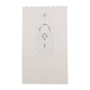 20pcs Tea Light Candle Bag Flame Retardant Reusable Heart Shape