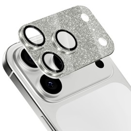 WoPail Camera Film, Compatible with 17 Pro Max, Tempered Glass + Aluminum Alloy, Camera Protection, Sparkle, Lens Cover, Full Protection, Scratch Resistant, Shock Resistant, High Transmittance, Easy