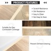 20Ft Floor Transition Strip Self Adhesive Vinyl Cover Floor Strip