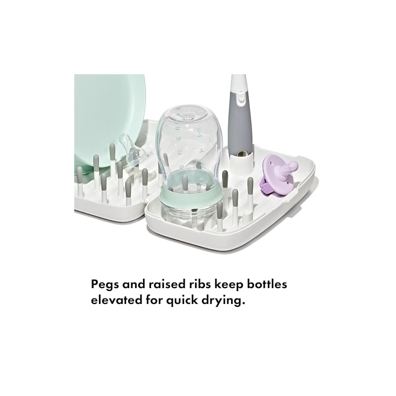 OXO Tot 62146300 Juego Secado para Biberón Plástico, 27 cm,