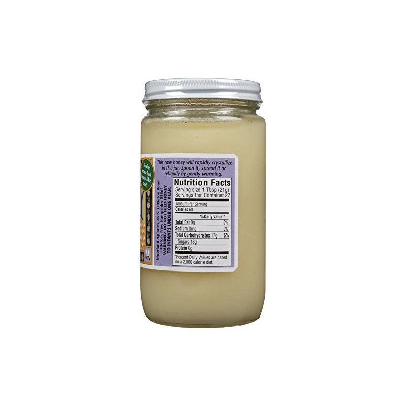 Moorland Honey In The Rough Honey, 16 oz