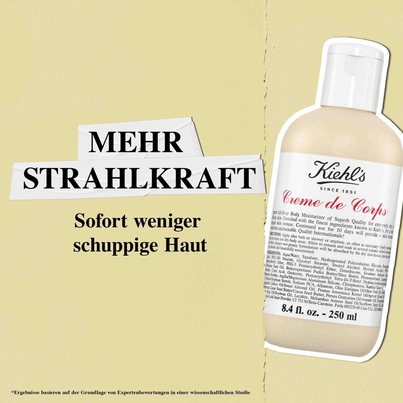 KIEHL'S Creme de Corps, Rich Body Cream with Cocoa Butter,