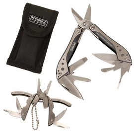 Multi Tool Combo Kit with Multitool Scissors Tool and Pliers Multi-Tool Set, included Nylon Carrying Pouch, Perfect for Homeowners, Hunting, Fishing, Outdoors, Camping, EDC (Stainless Steel)