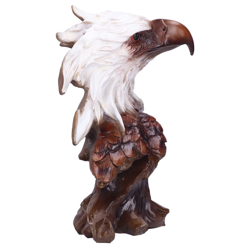 Resin Craftwork Craft Animal Sculptures Decorative Ornament Home Office DecorationEagle