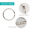 15 Pack 1.8 Inch Diameter Book Loose Leaf Binder Rings