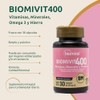 Biomiral Biomivit 400 Multivitamínico Mujer Vitamina B12 Ácido Fólico Omega