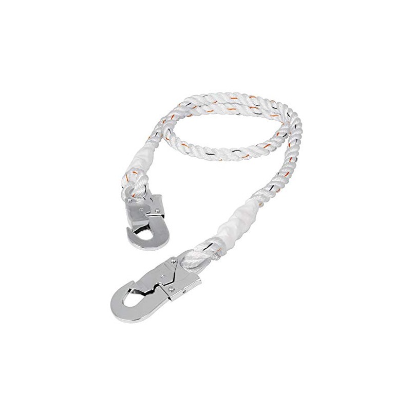 Truper CAB-5489-15, Cable de posicionamiento con 2 ganchos, 1.5 m