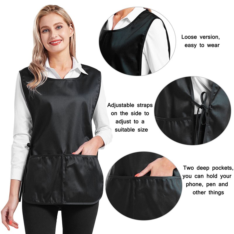 Nanxson CF3137 Unisex Apron Pack of 2 Universal Apron Adjustable