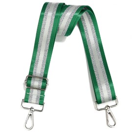 LVYOUME Purse Strap Silver Hardware Wide Bag Straps Replacement Crossbody Adjustable Shoulder Strap for Purses Canvas Tote Handbags