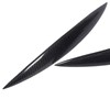 2pcs Carbon Fiber Headlight Eyebrows Left Right Glossy 3K Twill