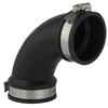 AquaForte PVC elastomer, flexible bow, 90 degrees, diameter 90 mm
