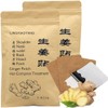 LINGXIAOTANG 50pcs Self-Heating Ginger Patch,Shoulder, Neck, Waist, Back, Hand, Foot,