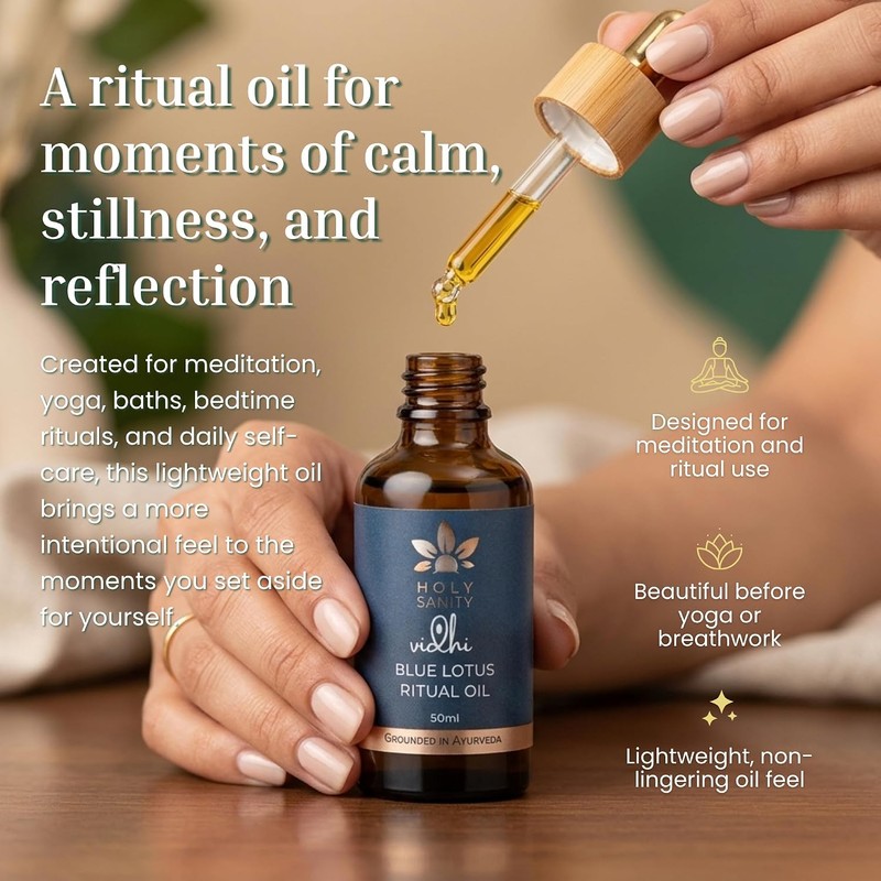 Holy Sanity Vidhi Blue Lotus Ritual Oil 15ML