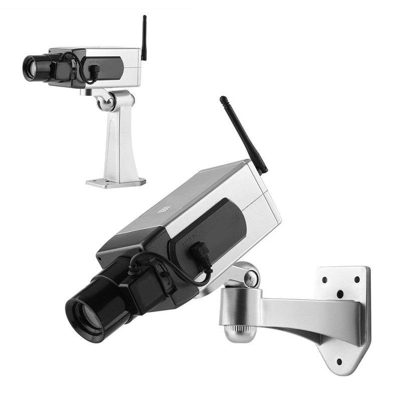 Bullet Dummy Fake Surveillance Security Camera Auto Movement Dummy Camera