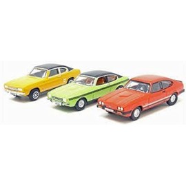 Oxford Diecast 76SET69 Ford Capri Set Mk1/Mk2/Mk3 (3)