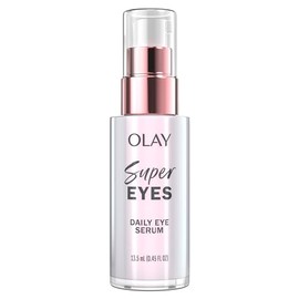 Olay Olay Super Eye Serum - Vitamin C, Caffeine, Niacinamide, Amino Peptide, Aloe Vera - Brightens Dark Circles, Anti-Wrinkle, Anti-Aging, Brightening, Smooths Fine Lines, Firming, Hydrating, 0.45 Oz
