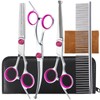 5 in 1 Premium Dog Grooming Scissors, Professional Dog Scissors