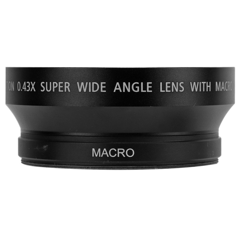 72mm 0.43X Wide Angle Macro Lens for Camera Lens with