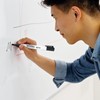 Nataraj 12 x Black Whiteboard Marker Pens 2.5mm Chisel Tip