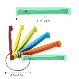 Lamellenkamm, FCR6 Auto-Klimaanlagen-Kondensator-Lamellenkamm-Reinigungsbürste Spulenkondensatorbürste für Auto-Klimaanlage, Kühlkörper, Begradigen, Verdampfer, Kondensator, ABS-Spulen