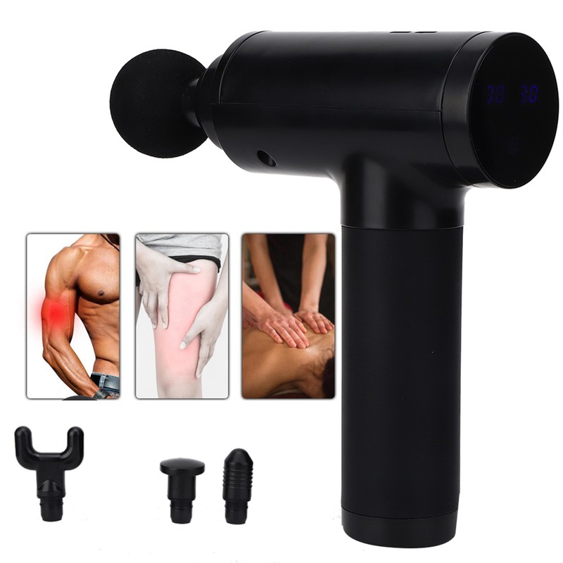 Massage Gun 6 Levels Wireless Charging Muscle Pain Fatigue Relive