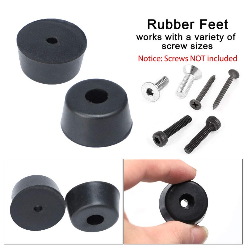 sourcing map Tapered Rubber Pad Feet Bumper Washer 28mm x