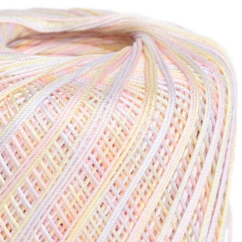 オリムパス製絲(Olympus Thread) エミーグランデ ミックス レース糸 合細 Col.M1 パープル系 25g 約109m