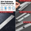 DLONE Linear Shower Drain 28 Inch, AISI 304 Stainless Steel