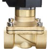 U.S. Solid 3/4 Inch G 220 V AC Brass Solenoid