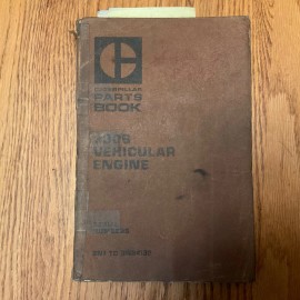 CAT Caterpillar 3306 PARTS MANUAL BOOK CATALOG ENGINE DIESEL D5 D6C D7 3N1-24132