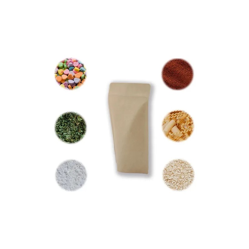 Bolsa Sup 1kg - Papel Kraft - $x100 Piezas