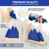 Wooden Mountain Book Ends for Kids Books, Mountain Bookends for