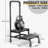 2 Step Stool with Handle for Elderly, Heavy Duty Step