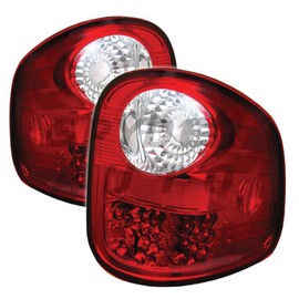Spyder Ford F150 Flareside 97-03 LED Tail Lights - Red Clear