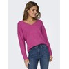ONLY Women's Onlrica Life L/S V-Neck Jumper KNT Noos, Raspberry