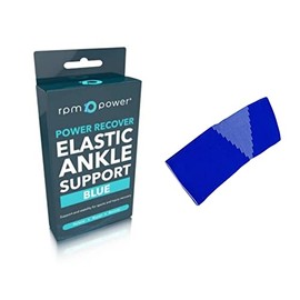 RPM Power Elastic Bandage for Wrist, Knee, Shin, Eblow & Ankle - Breathable, Adaptable, Elastic Support (Elastic Ankle Support, L)