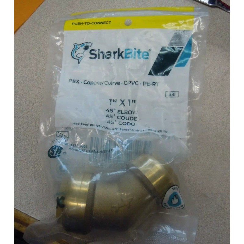 SHARKBITE U660LFA 1 In. Push-to-connec