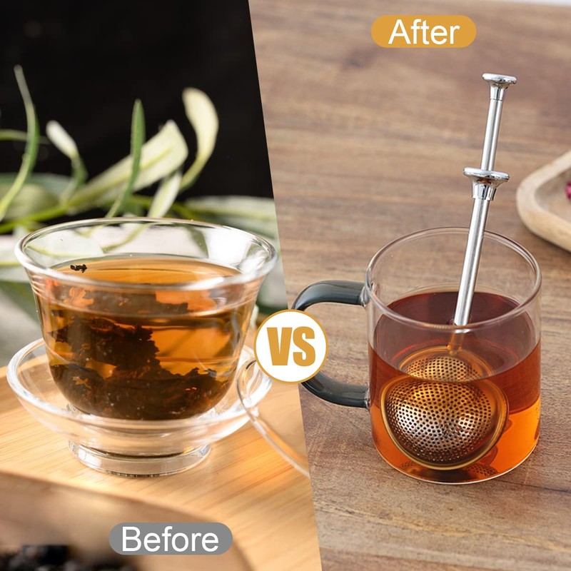 Pack of 2 Tea Infusers for Loose Tea, Tea Strainer