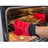 5Dots Silicone Oven Mitts - Heat Resistant Grilling Gloves, Premium
