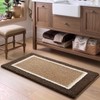DEXI Bathroom Rugs 32x20, Soft Absorbent Bath Mat, Brown and
