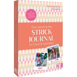 Runastrikk: dein persönliches Strickjournal für Glück & Inspiration: Mit vielen Tipps, Tricks & Notizseiten