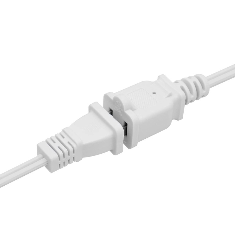 Yeatel Cable De Extensión De Alimentación De 2 Clavijas De