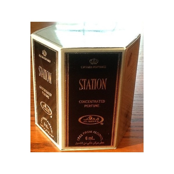 Station - 6ml (.2oz) Roll-on Perfume Oil by Al-Rehab (Crown Perfumes) (Box of 6)