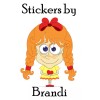 Unbranded Dominos Pizza Retail Reminder Planner Stickers - Standard White