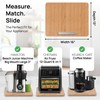 Ibyx Elegant Sliding Tray for Your Coffee Maker & Heavy
