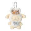 Sanrio 432571 Mascot Charm (Fluffy Snow Rabbit) Pom Pom Pudding