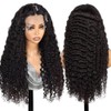 24 Inch Women's Real Hair Wig, Deep Wave Human Hair