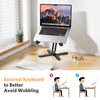 OMOTON 360° Rotating Laptop Stand Riser for Desk, Ergonomic Foldable