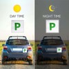 JinRui-T 3 Pack P Plates Magnetic Sticker,Reflective New Driver Sticker,